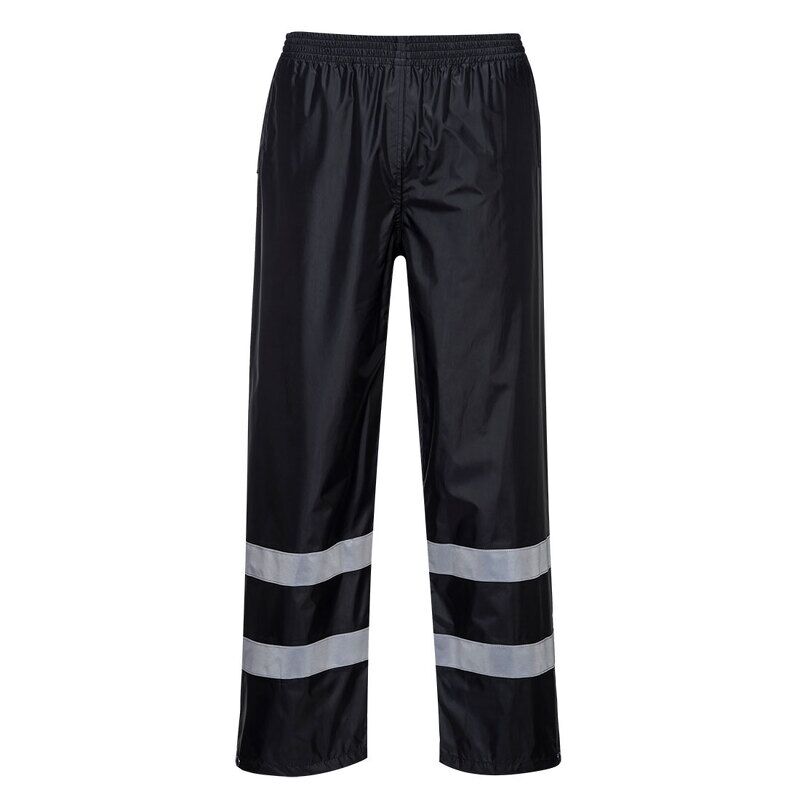 Portwest Classic Iona Rain Trousers (Black / 6XL / Regular Fit)