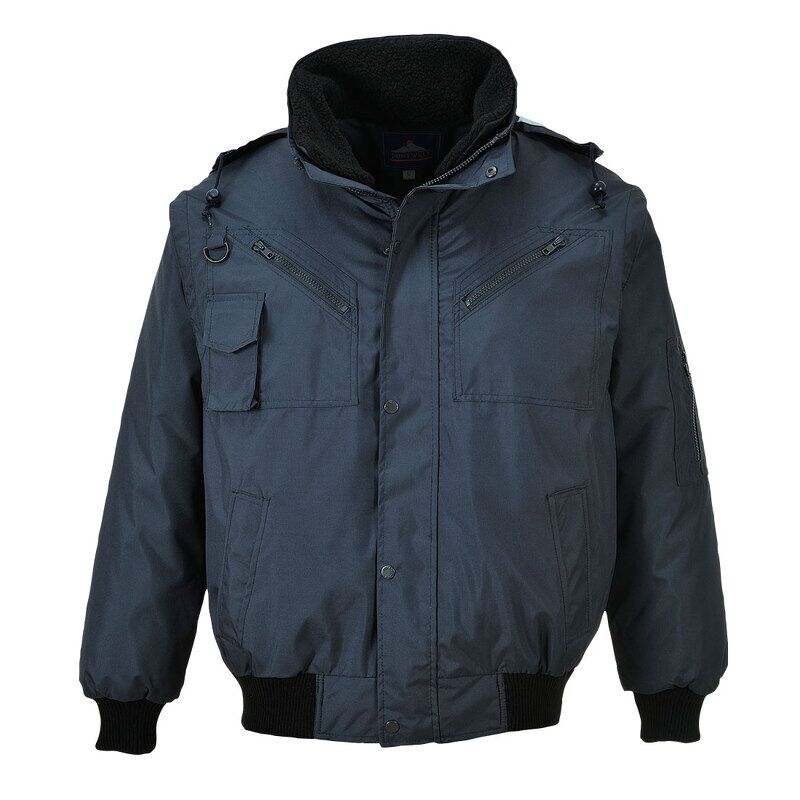Portwest 4-in-1 Bomber Jacket (Navy / XXXL / Regular Fit)