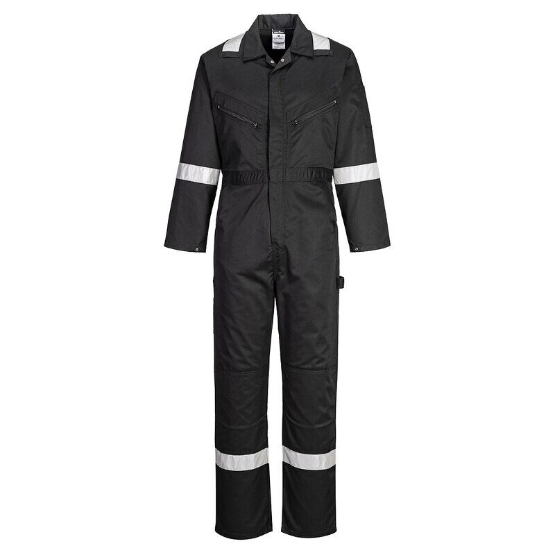 Portwest Iona Coverall (Black / XXL / Regular Fit)