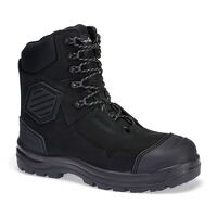 Portwest Composite Leather Shin Boot S3S HRO FO SC HI CI AN LG SR (Black / 41 / Regular Fit)