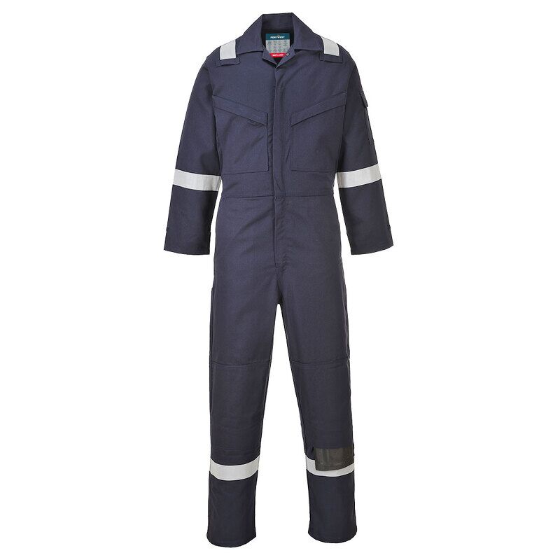 Portwest Aberdeen Flame Resistant Coverall (Navy / 47 / Regular Fit)