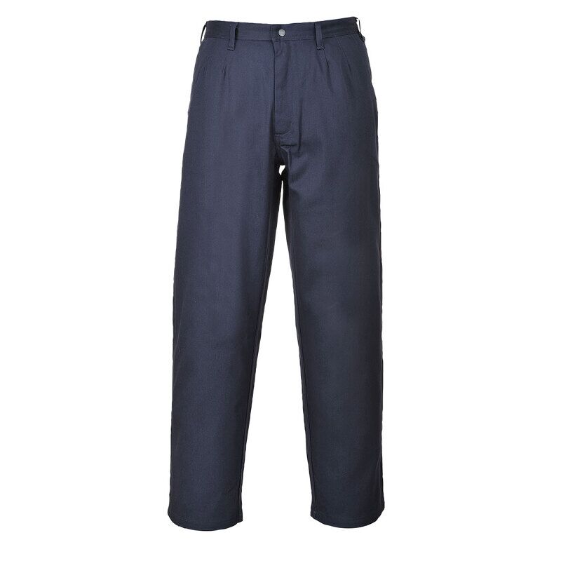 Portwest Bizflame Work Flame Resistant Trousers (Navy / XXXL / Regular Fit)
