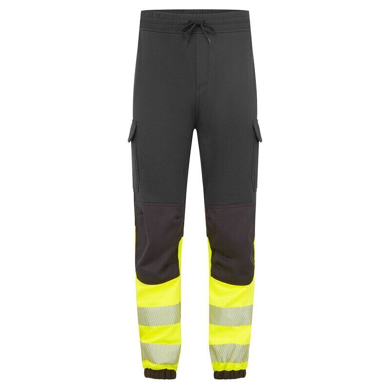 Portwest PW3 Modaflame Hi-Vis Class 1 Flame Resistant Jogger (Black/Yellow / XL)