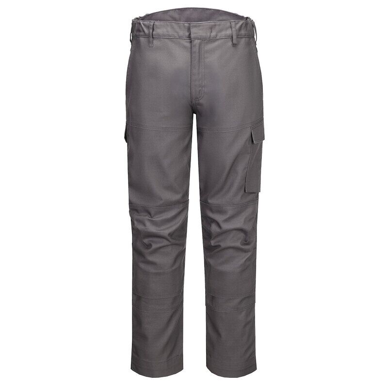 Portwest Bizflame Industry FR Trousers (Grey / 42 / Regular Fit)