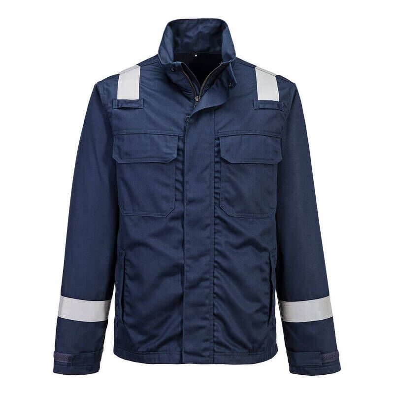 Portwest Bizflame Work+ Flame Resistant Jacket (Navy / XS / Regular Fit)