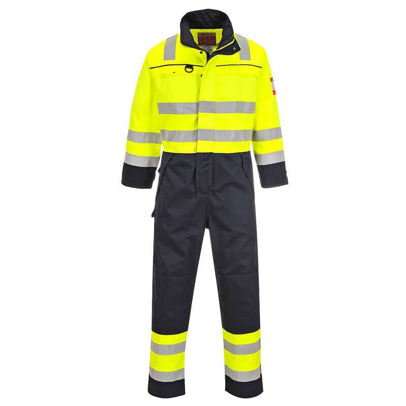 Portwest Hi-Vis Multi-Norm Coverall (Yellow/Navy / L / Regular Fit)