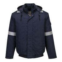 Portwest Bizflame Work+ Flame Resistant Insulated Bomber Jacket (Navy / XS / Regular Fit)