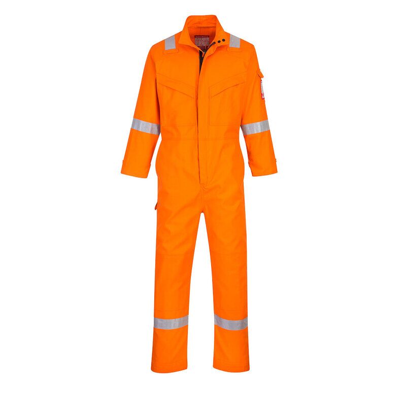 Portwest Bizflame Industry Coverall (Orange / L / Regular Fit)