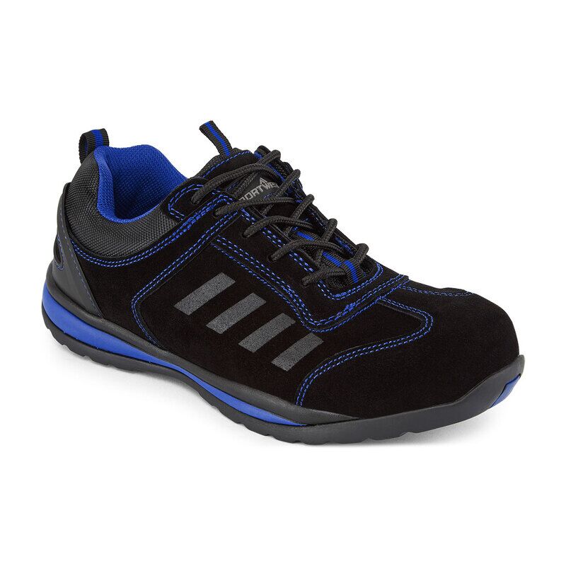 Portwest Steelite Lusum Safety Trainers S1P HRO (Blue / 45 / Regular Fit)