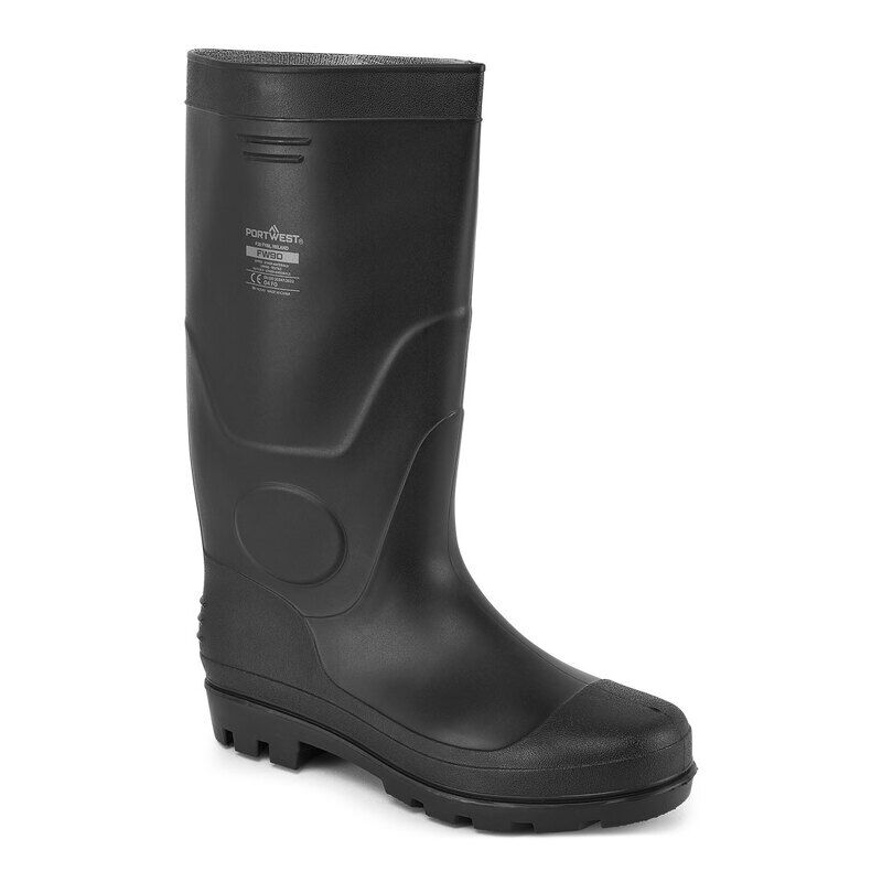Portwest PVC Wellington O4 (Black / 37 / Regular Fit)