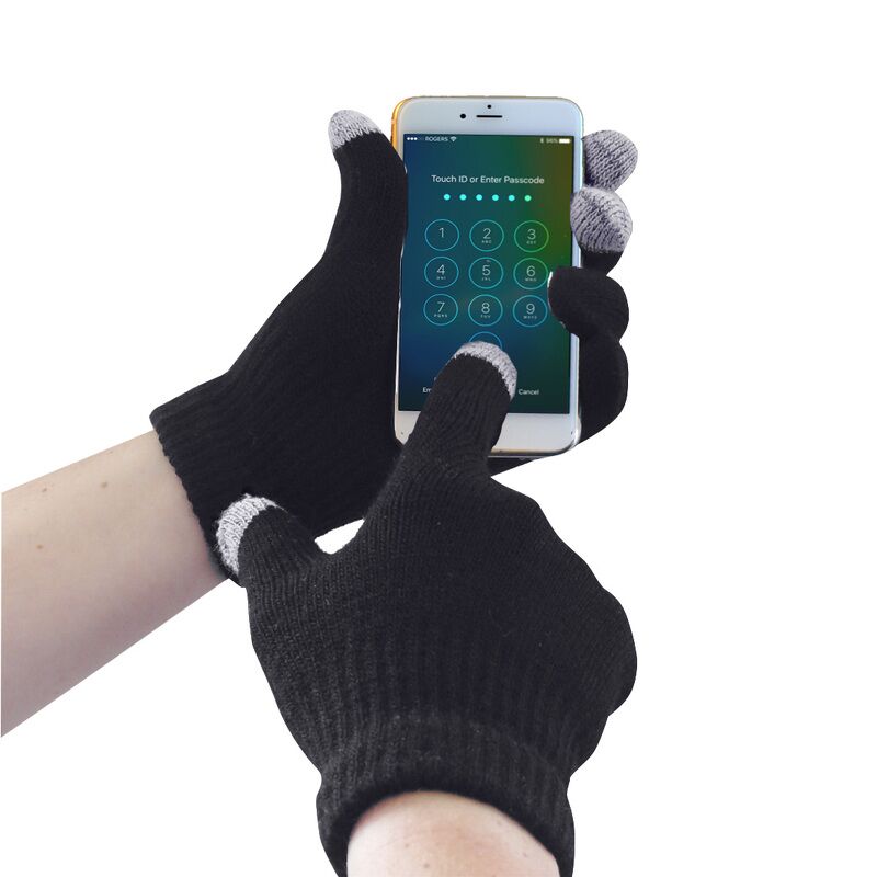Portwest Touchscreen Knit Glove (Black / XX/3X / R)