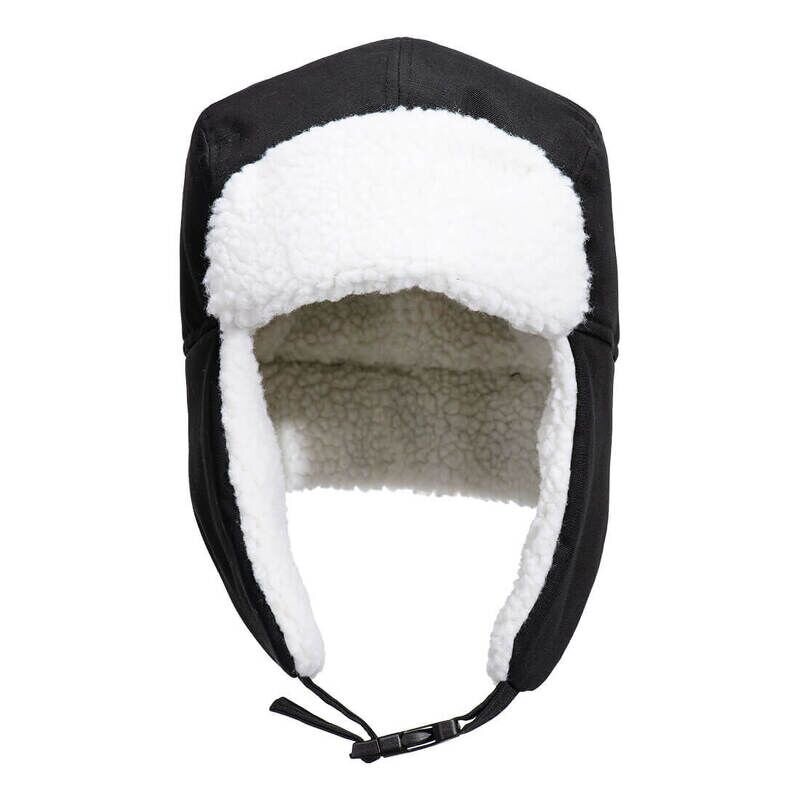 Portwest Sherpa Lined Trapper Hat (Black / Regular Fit)
