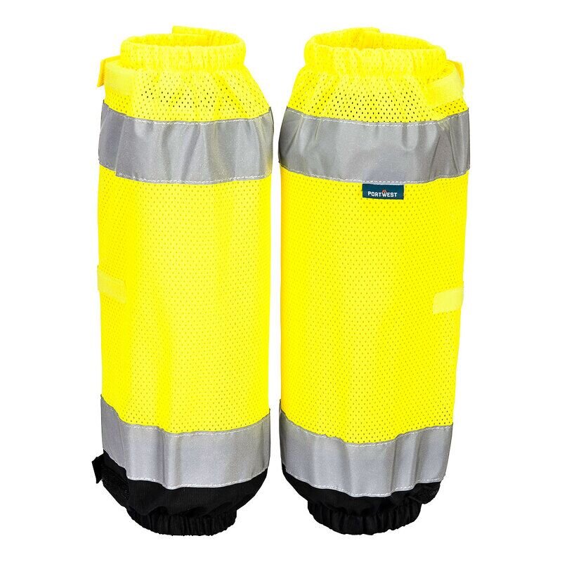 Portwest Hi-Vis Contrast Gaiters (Yellow/Black / Regular Fit)