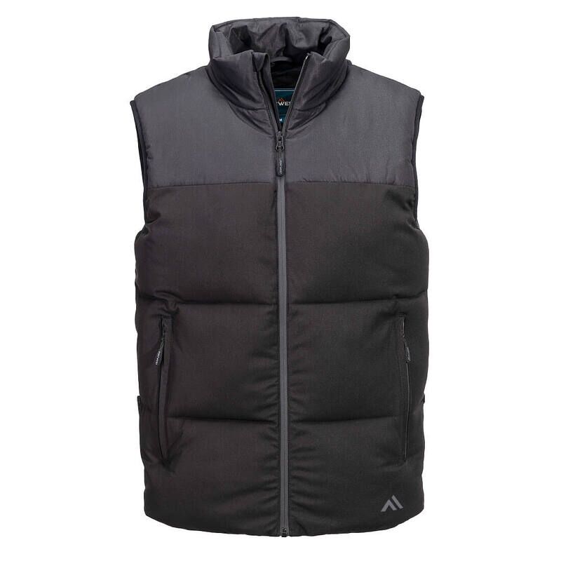 Portwest KX3 Insulated Baffle Bodywarmer (Black / L / Regular Fit)