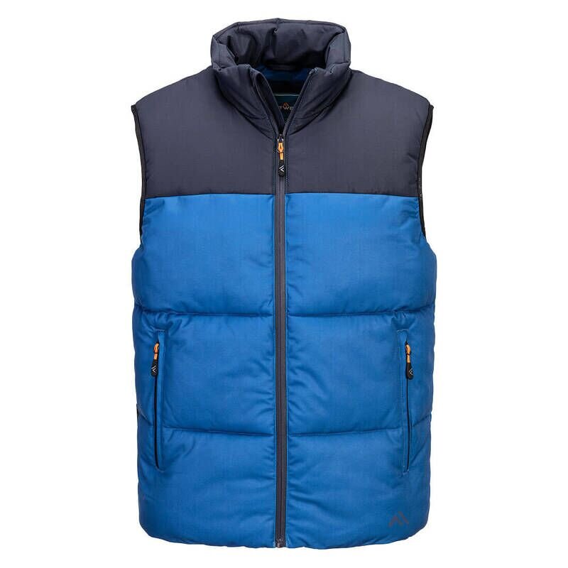 Portwest KX3 Insulated Baffle Bodywarmer (Quartz/Dark Navy / S / Regular Fit)