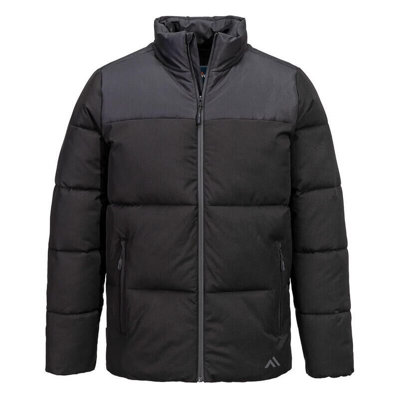 Portwest KX3 Insulated Baffle Jacket (Black / L / Regular Fit)