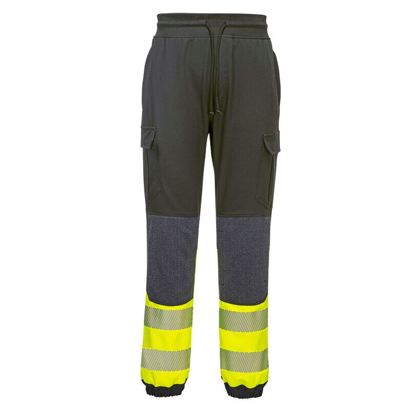 Portwest PW3 Hi-Vis Flexi Class 1 Jogger (Black/Yellow / XXXL / Regular Fit)