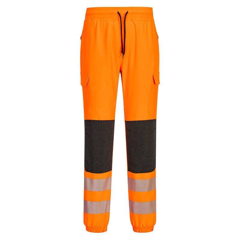 Portwest PW3 Hi-Vis Flexi Jogger (Orange/Black / XXL / Regular Fit)
