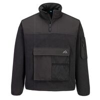 Portwest KX3 1/4 Zip Fleece (Black / XXL / Regular Fit)