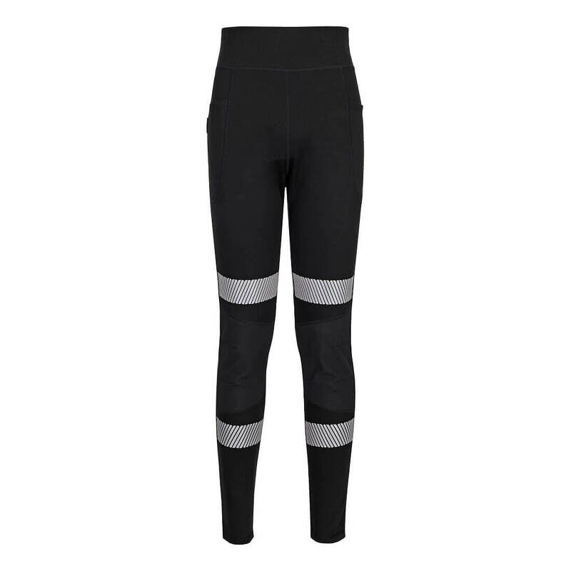 Portwest KX3 Enhanced Womens Flexi Work Leggings (Black / M / Regular Fit)