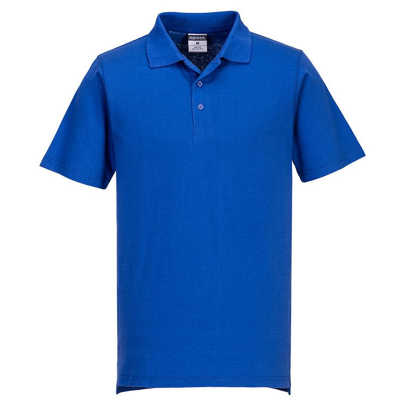 Portwest Lightweight Jersey Polo Shirt (48 in a box) (Royal Blue / L / Regular Fit)