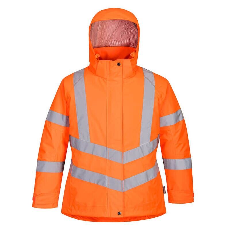 Portwest Hi-Vis Ladies Winter Jacket (Orange / XS / R)