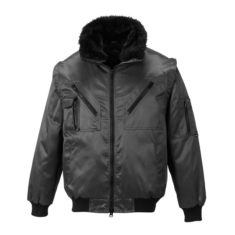 Portwest Pilot Jacket (Black / XS / Regular Fit)