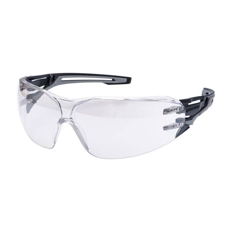 Portwest Anthracite Wraparound Safety Glasses (Mirror (Indoor/Outdoor) / R)