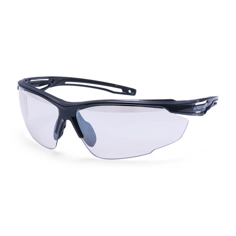 Portwest Anthracite Safety Glasses (Mirror / R)