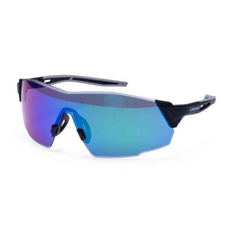 Portwest Sporty Shield Safety Glasses (Blue Mirror)