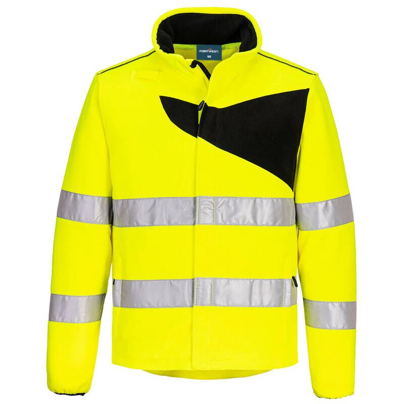 Portwest PW2 Hi-Vis Fleece (Yellow/Black / M / R)
