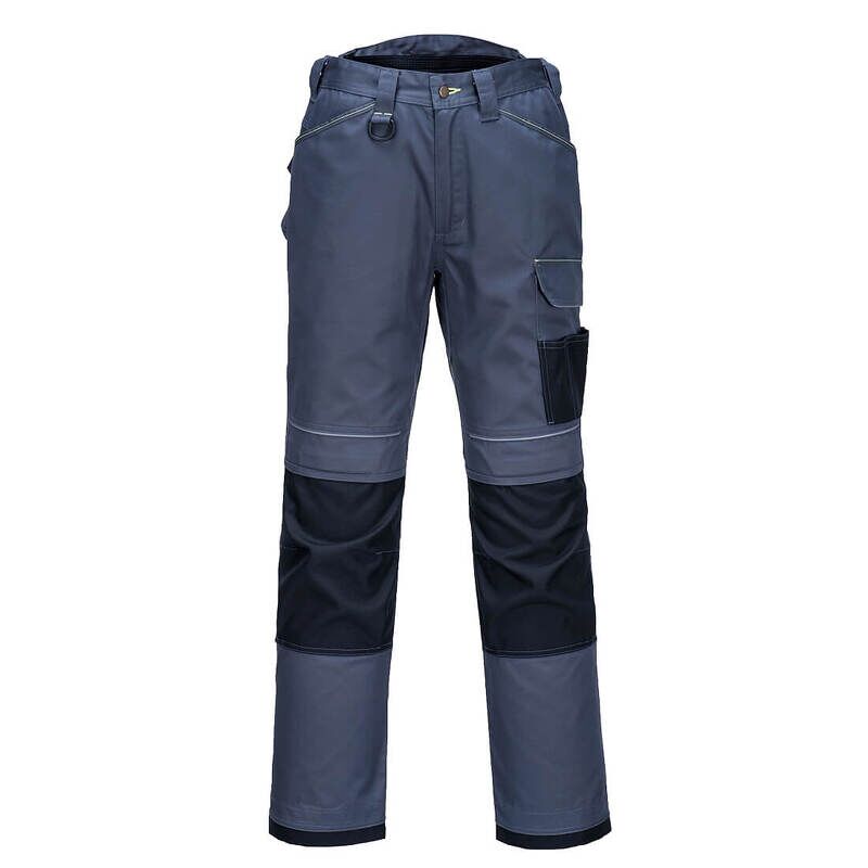 Portwest PW3 Lightweight Stretch Trousers (Zoom Grey/Black / 30 / Regular Fit)