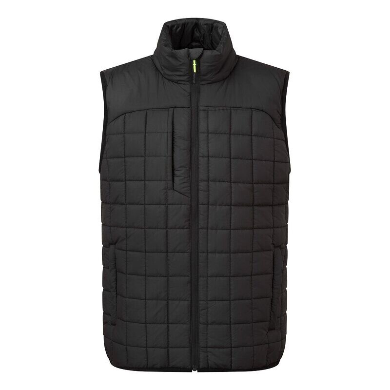 Portwest PW3 Square Baffle Bodywarmer (Black / XXXL / Regular Fit)