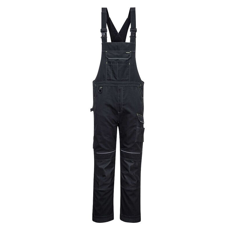 Portwest PW3 Work Bib and Brace (Black / S / Regular Fit)