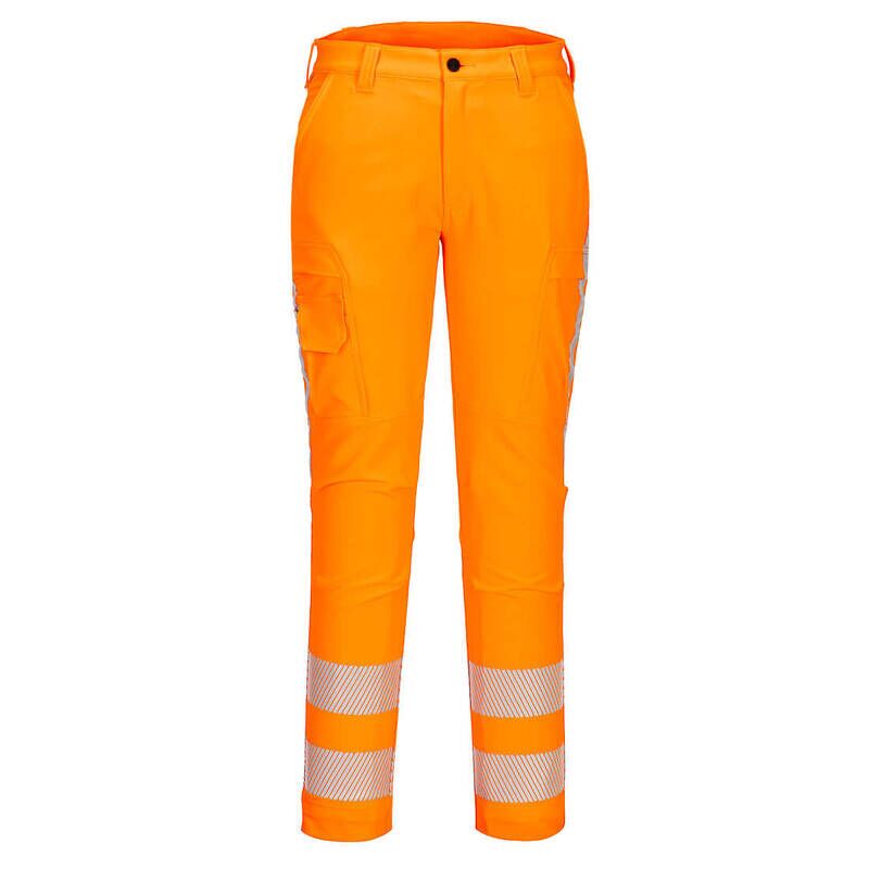 Portwest RWS Hi-Vis Stretch Work Trousers (Orange / 48E / Regular Fit)