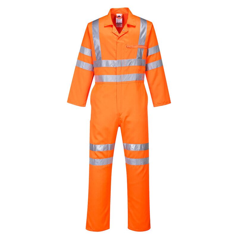 Portwest Hi-Vis Polycotton Service Coverall (Orange / S / R)