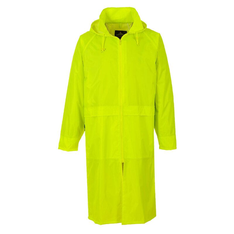 Portwest Classic Rain Coat (Yellow / XL / Regular Fit)