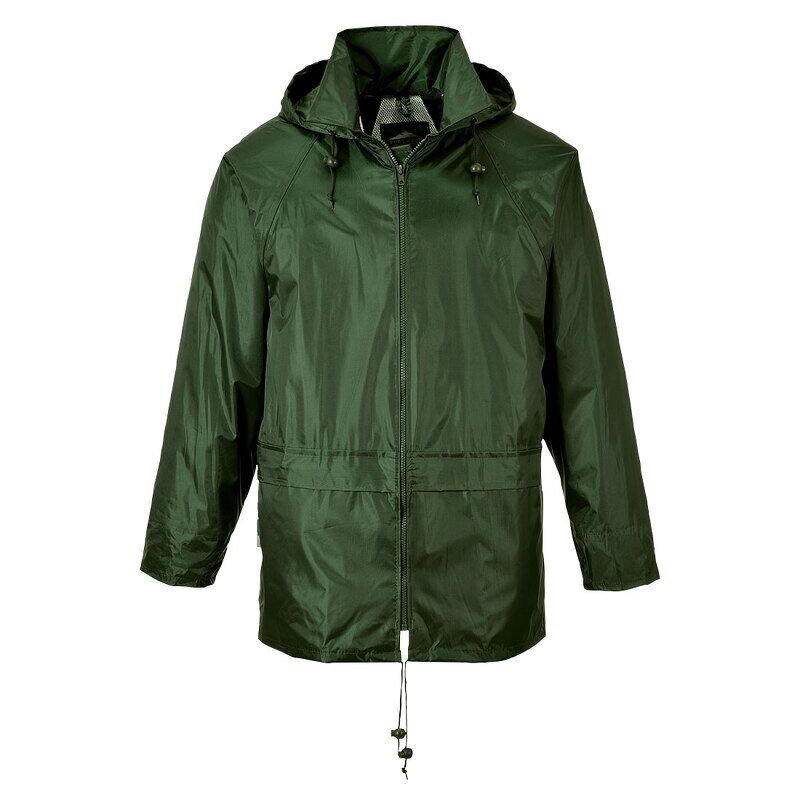 Portwest Classic Rain Jacket (Olive Green / M / Regular Fit)
