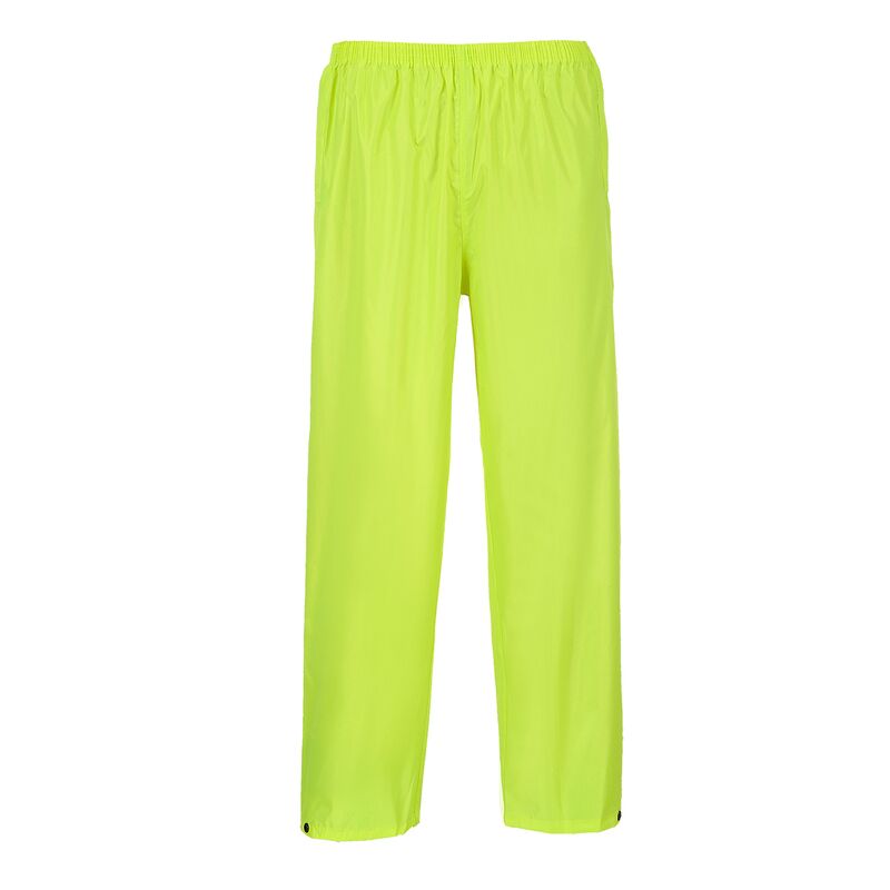 Portwest Classic Rain Trousers (Yellow / M / Regular Fit)