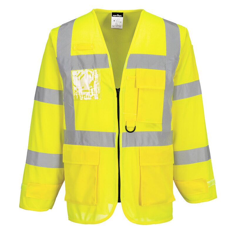 Hi-Vis Executive Jacket (Yellow / XXL / Regular Fit)