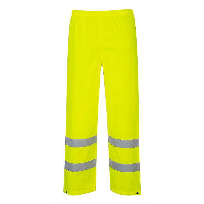 Portwest Hi-Vis Rain Traffic Trousers (Yellow / 6XL / Regular Fit)