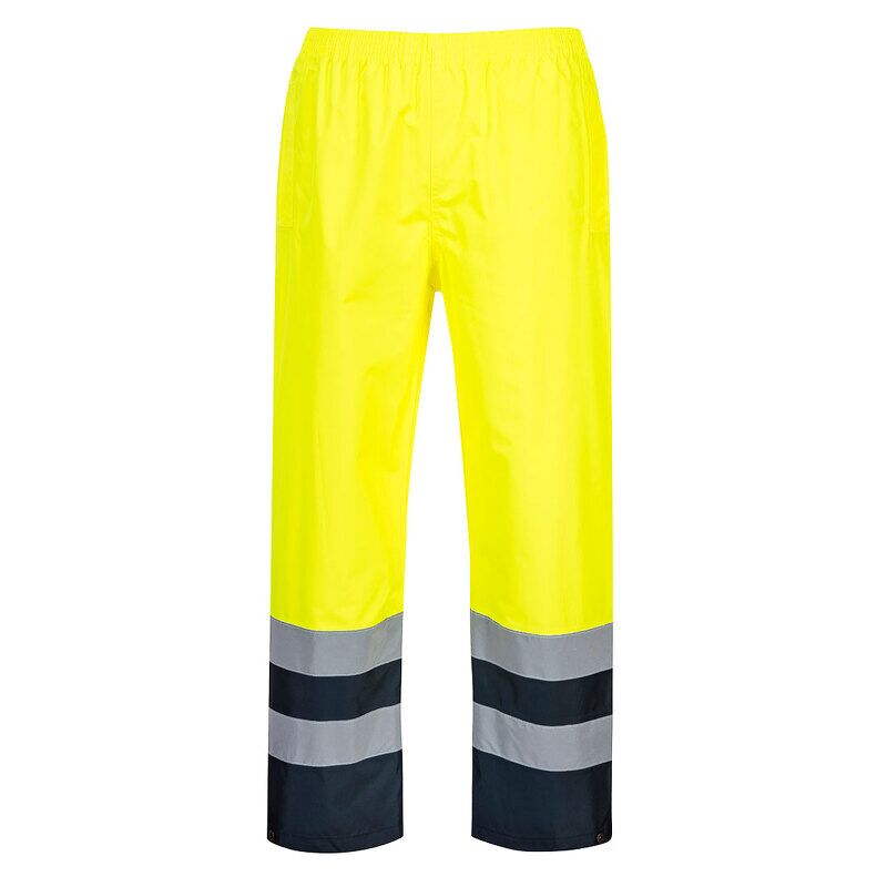 Portwest Hi-Vis Two Tone Traffic Trouser (Yellow / XXL / Regular Fit)
