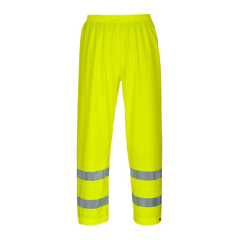 Portwest Sealtex Ultra Hi-Vis Rain Trousers (Yellow / S / Regular Fit)