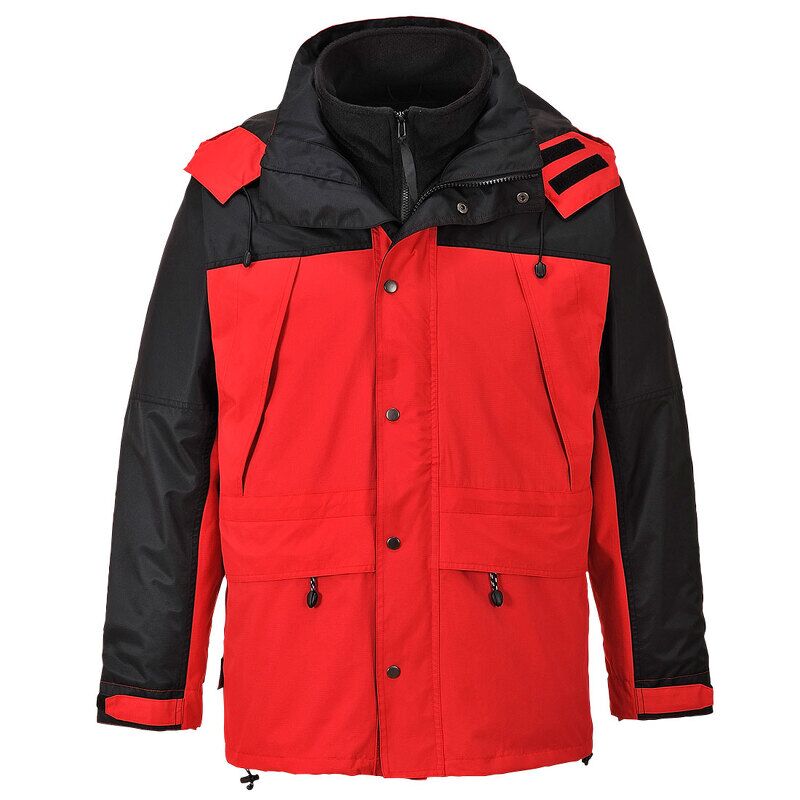 Portwest Orkney 3-in-1 Jacket (Red / S / Regular Fit)
