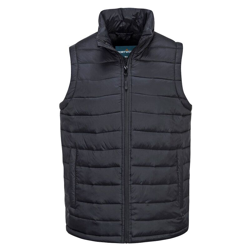 Portwest Aspen Baffle Gilet (Black / L / Regular Fit)