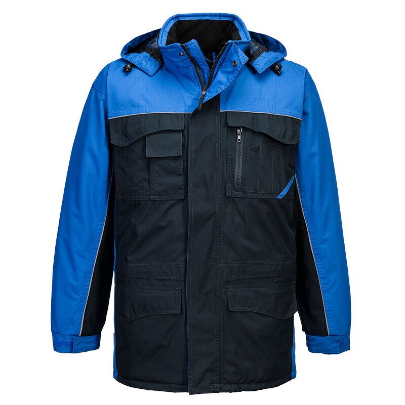 Portwest RS Parka Jacket (Navy/Royal / S / Regular Fit)