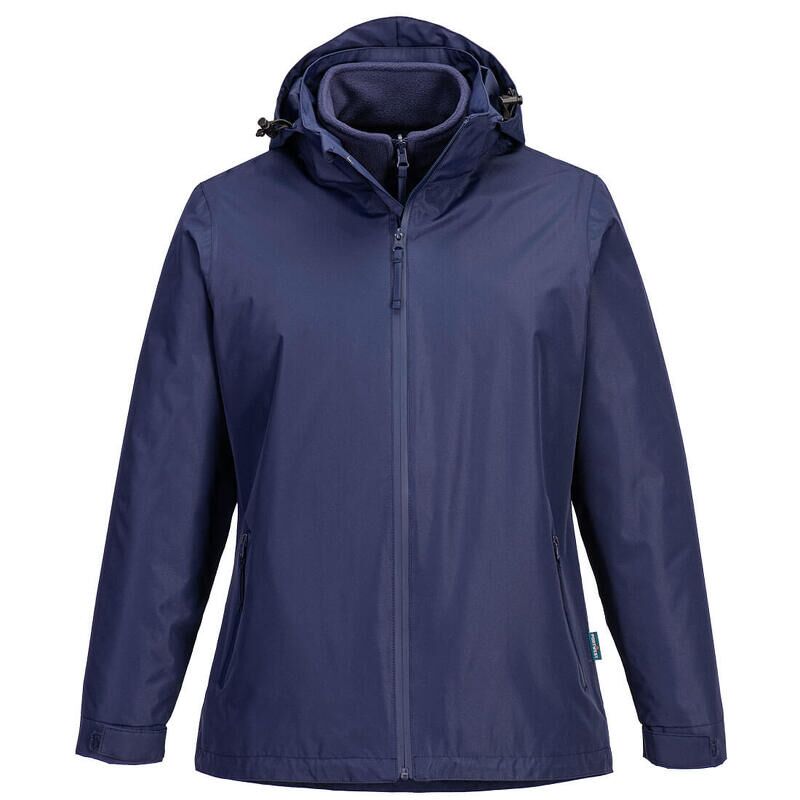 Portwest Ladies 3-in-1  Jacket (Navy / XS / Regular Fit)