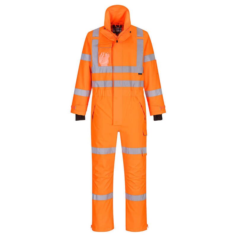 Portwest Hi-Vis Extreme Rain Coverall (Orange / XXXL / Regular Fit)