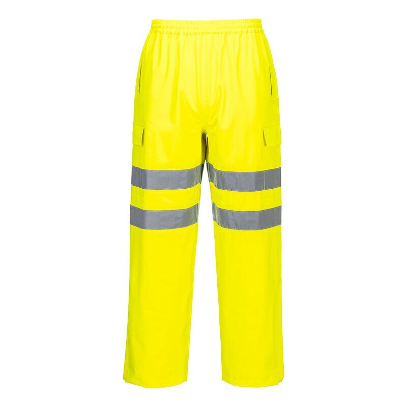 Portwest Hi-Vis Extreme Rain Trousers (3L) (Yellow / M / Regular Fit)