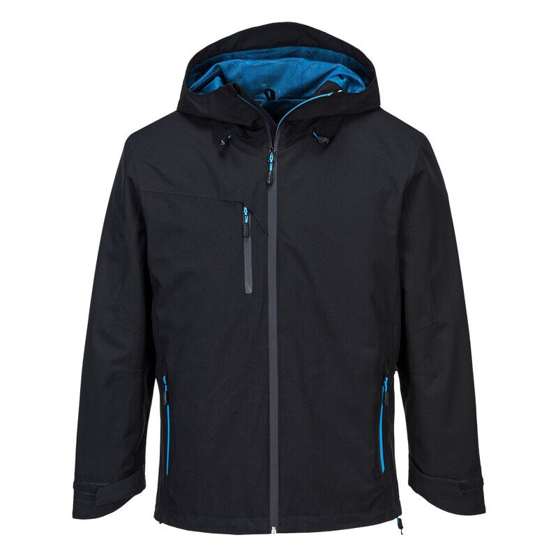 Portwest KX3 Rain Jacket (Black / S / Regular Fit)